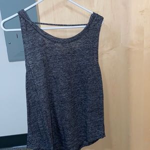 Victoria Secret, small, loose tank, dark grey